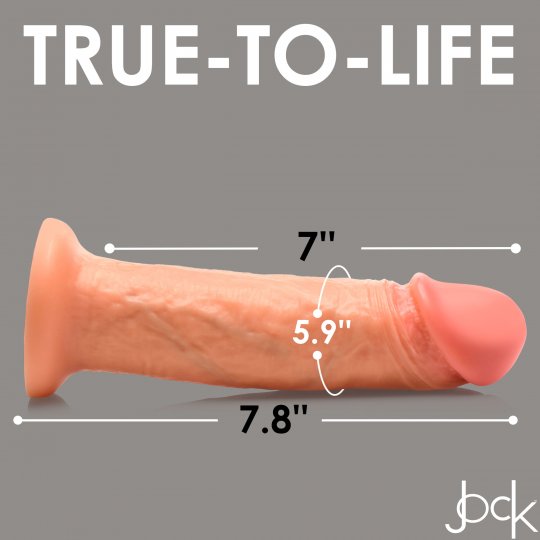 10X Real Skin 8 inch Vibrating Dildo Code: CN-09-0947-10