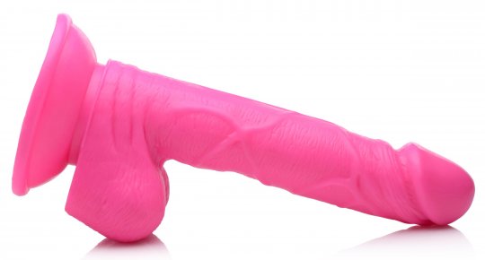 6.5 Inch Dildo with Balls - Pink Code: AG766-Pink