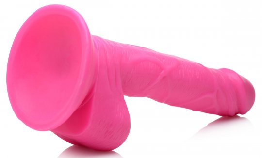 6.5 Inch Dildo with Balls - Pink Code: AG766-Pink