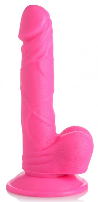 6.5 Inch Dildo with Balls - Pink Code: AG766-Pink