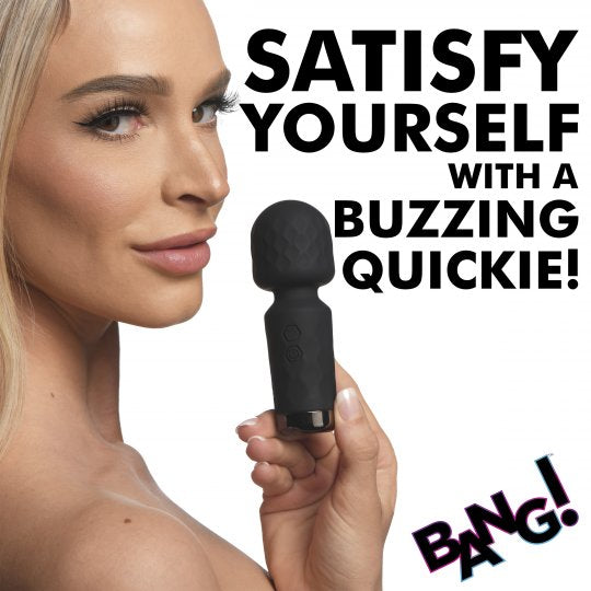 10X Mini Silicone Wand - Black Code: AH205