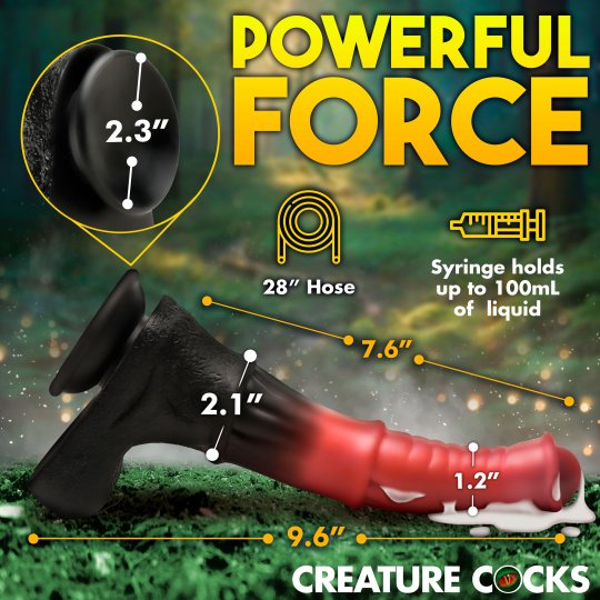 Centaur Explosion Squirting Silicone Dildo Code: AH308