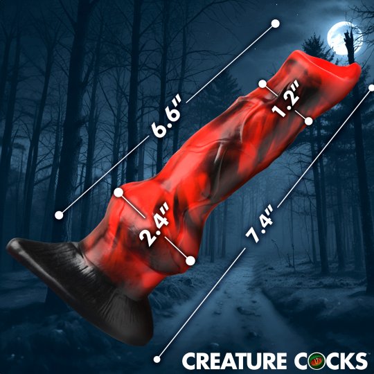 Vibra Beast Vibrating Silicone Dildo Code: AH403