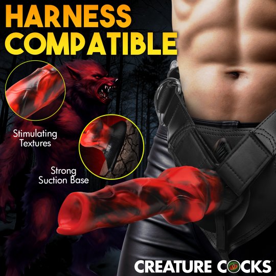 Vibra Beast Vibrating Silicone Dildo Code: AH403