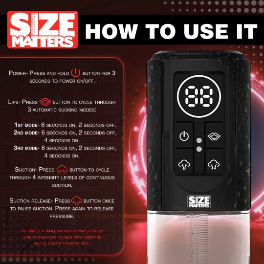 Sucking Penis Pump with Digital Display Code: AH406