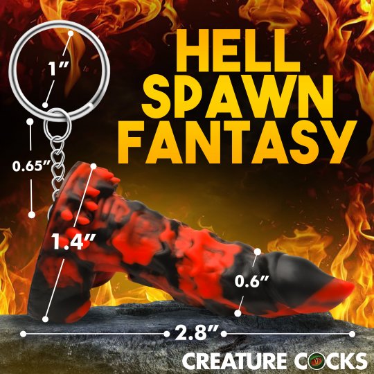 Fire Demon Keychain - Creature Cocks