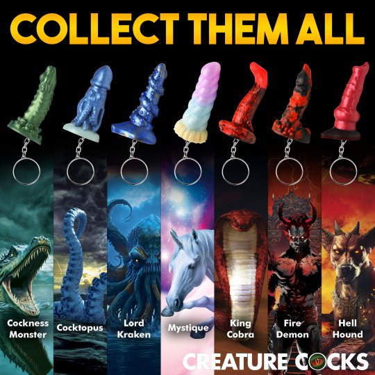 Fire Demon Keychain - Creature Cocks