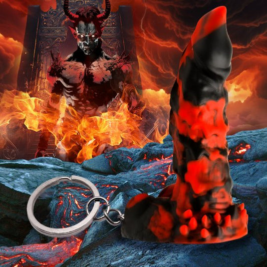 Fire Demon Keychain - Creature Cocks