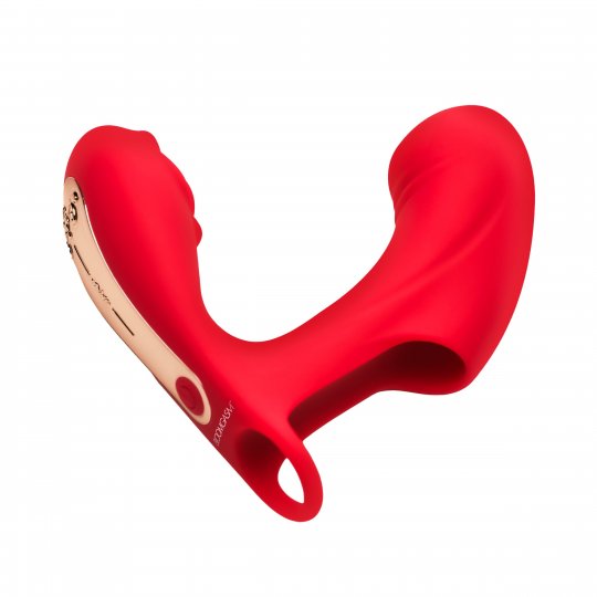 Rose Touch Pulsing Silicone Finger Vibrator Code: AH572