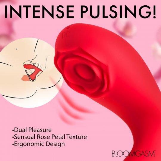 Rose Touch Pulsing Silicone Finger Vibrator Code: AH572