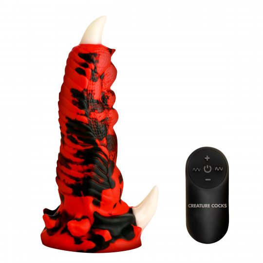 Red Talon Vibrating Silicone Dildo Code: AH637