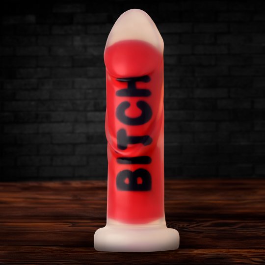 Red Bitch Silicone Dildo Code: AH658
