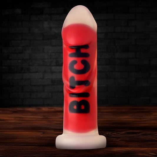 Red Bitch Silicone Dildo Code: AH658