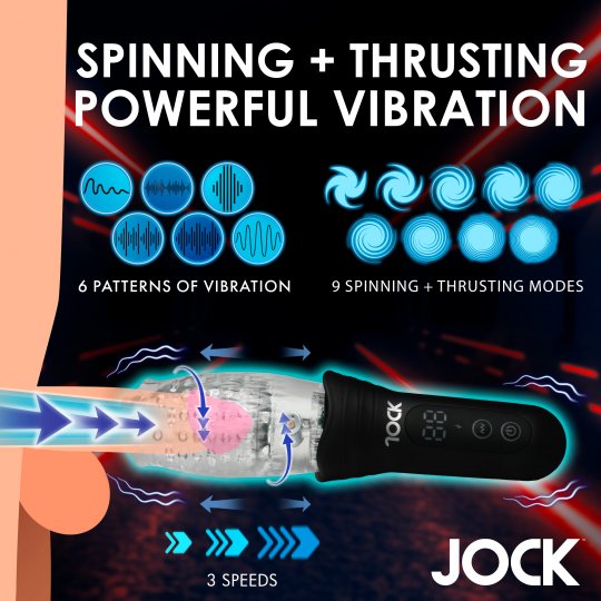Spinning, Thrusting and Vibrating Masturbator Code: CN-09-0967-00