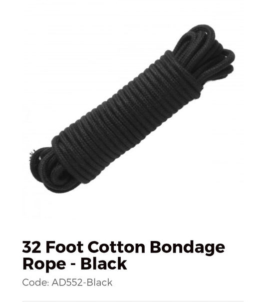 32 Foot Cotton Bondage Rope