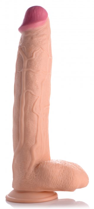 Raging Rhino 17 Inch Veiny Dildo - Flesh Code: AG264-Flesh