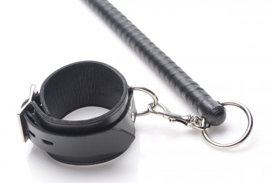 Leather Wrapped Spreader Bar with Cuffs Code: AG353