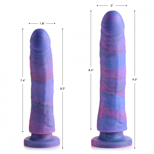Magic Stick Glitter Silicone Dildo - 8 Inch Code: AG592