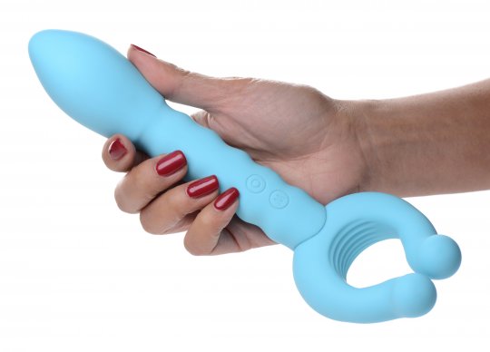 Yass! Vibe Dual-Ended Silicone Vibrator Code: AG619