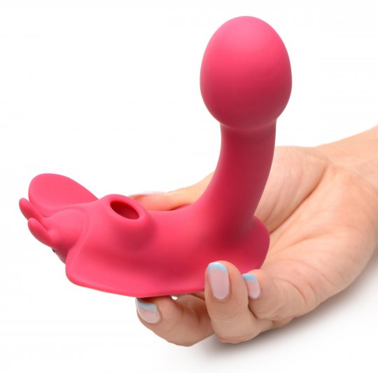 Butterfly Tease 10X Clitoral Suction Silicone Stimulator Code: AG886