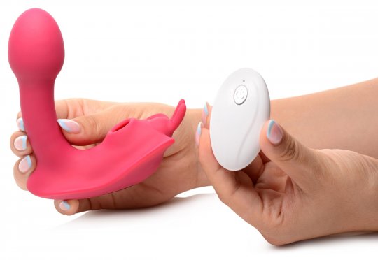 Butterfly Tease 10X Clitoral Suction Silicone Stimulator Code: AG886