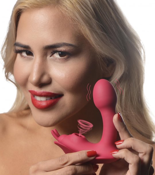 Butterfly Tease 10X Clitoral Suction Silicone Stimulator Code: AG886