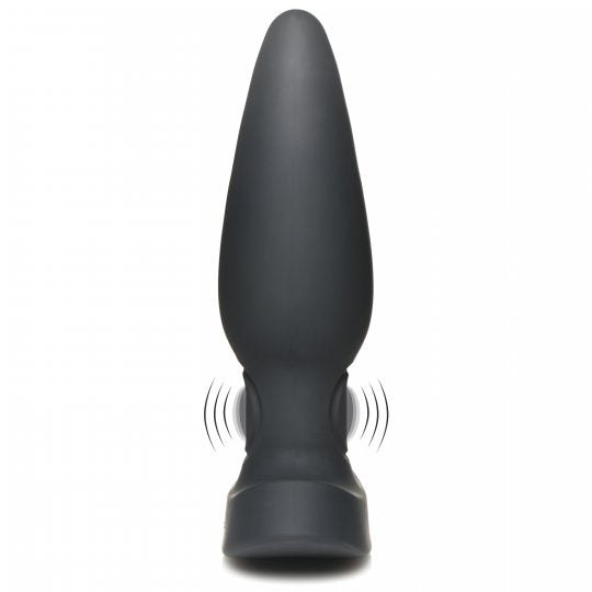 25X Pulsing and Vibrating Silicone Plug with Remote