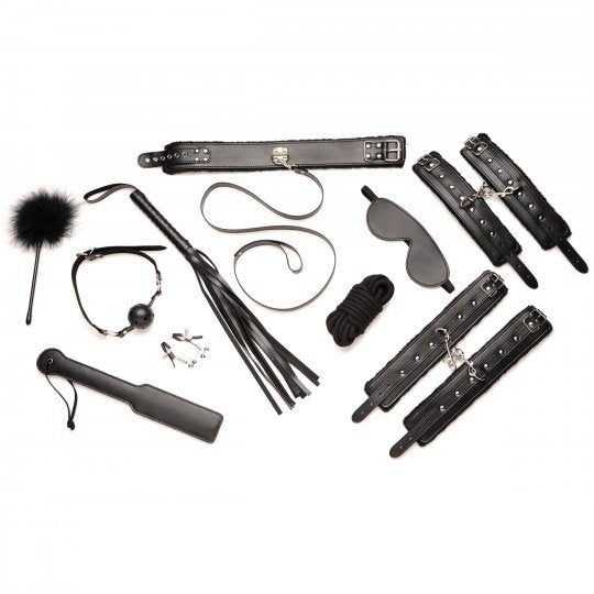 Hook Up 10 Piece Plush Bondage Set Code: AG989